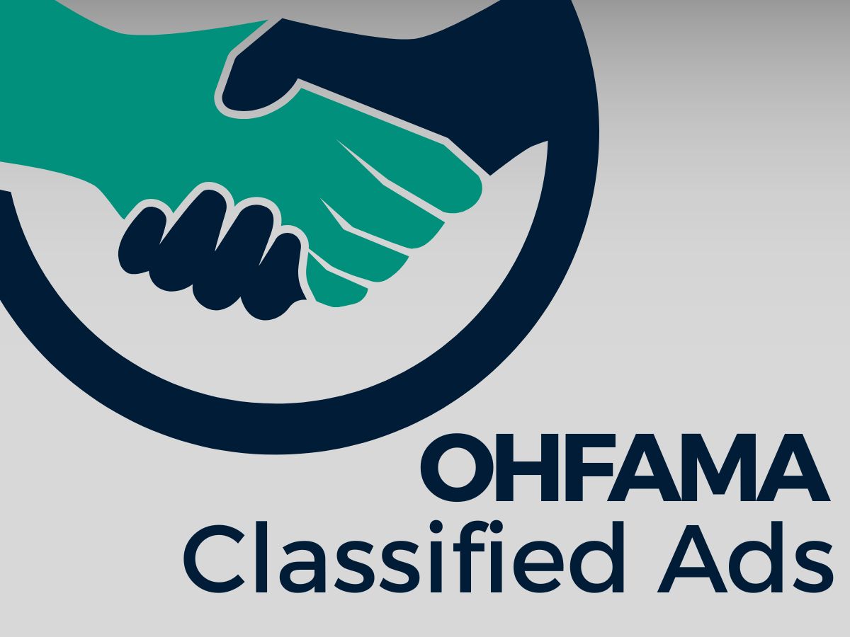 Member Benefit Highlight: OHFAMA Classifieds